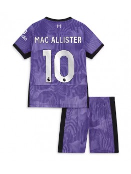 Liverpool Alexis Mac Allister #10 Replika Tredje Kläder Barn 2023-24 Kortärmad (+ byxor)